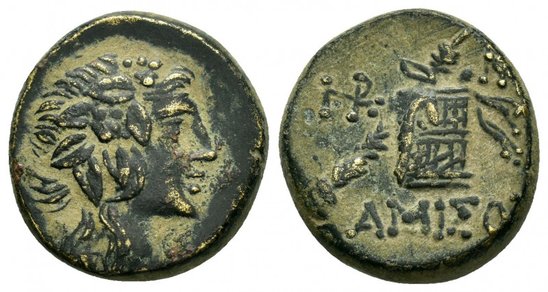 PONTOS. Amisos. Time of Mithradates VI Eupator.(Circa 105-90 or 90-85 BC). Ae.

...