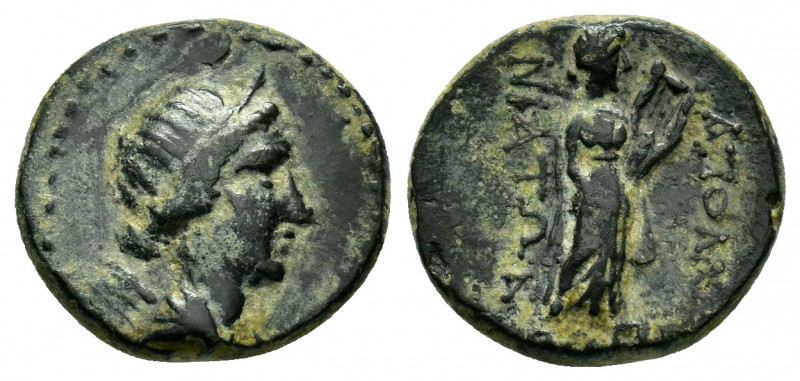 MYSIA. Apollonia.(2nd-1st centuries BC).Ae.

Obv : Laureate head of Apollo right...