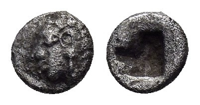 IONIA.Kolophon.(Late 6th Century BC).Obol.

Obv : Archaic head of Apollo to left...