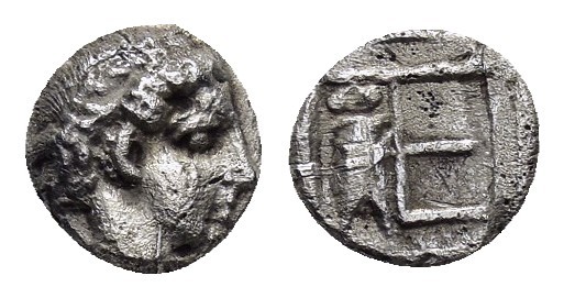 IONIA.Kolophon.(Circa 450-410 BC).Obol.

Obv : Laureate head of Apollo to righ...