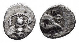 IONIA. Ephesos.(Circa 500-420 BC).Hemiobol.

Obv : ΕΦ.
Bee.

Rev : ΕΦ.
Eagle's head to right.
SNG Copenhagen 211; SNG Kayhan 126.

Condition : Nicely ...