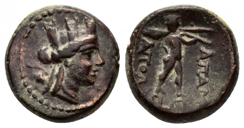 PHRYGIA.Apamea.(Circa 88-40 BC).Ae.

Obv : Turreted head of Tyche to right.

Rev...