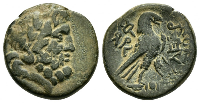 PHRYGIA.Amorion.(2nd-1st centuries BC).Ae.

Obv : Laureate head of Zeus right. 
...