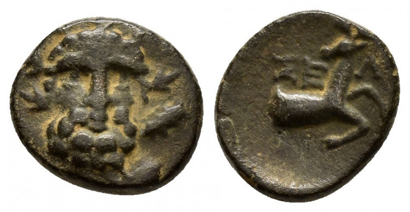 PISIDIA. Selge.(2nd-1st Century BC). Ae. 

Obv : Bearded facing head of Herakles...