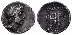 KINGS of CAPPADOCIA.Ariobarzanes III.(52-42 BC).Eusebeia.Drachm.

Obv : Diademed head of Ariobarzanes III to right.

Rev : ΒΑΣΙΛΕΩΣ ΑΡΙΟΒΑΡΖΑΝΟΥ ΕΥΣΕΒ...