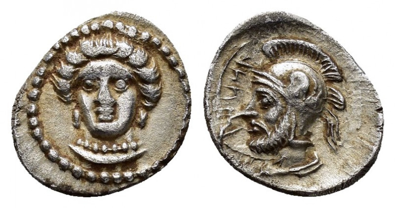 CILICIA.Tarsos.Time of Pharnabazos and Datames.(Circa 380-361/0 BC).Obol.

Obv :...