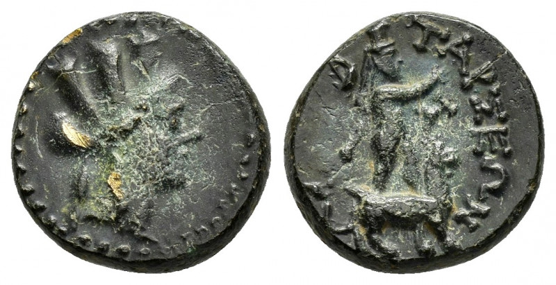 CILICIA.Tarsos.(164-27 BC).Ae. 

Obv : Turreted head of Tyche to right.

Rev : Τ...