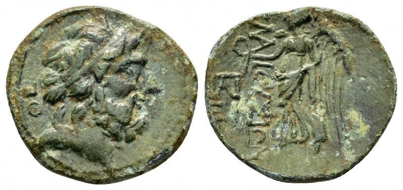 CILICIA.Elaiousa-Sebaste.(Circa 100-0 BC).Ae.

Obv : Diademed head of Zeus to ri...