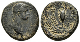 KINGS of COMMAGENE.Antiochos IV .(38-72).Ae.

Obv : ΒΑΣΙΛΕΥΣ ΜΕ AΝΤΙΟΧΟΣ ΕΠΙ.
Diademed and draped bust of Antiochos IV to right.

Rev : ΚΟΜΜΑΓΗΝΩΝ.
Sc...