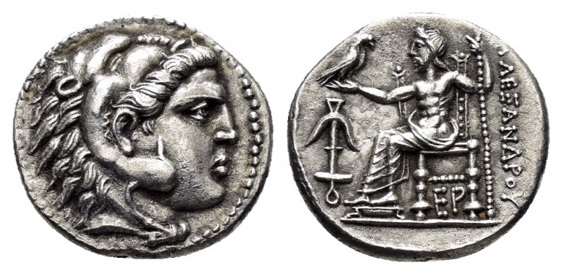 SELEUKID KINGDOM. Seleukos I.(312-281 BC).Hemidrachm.

Obv : Head of Herakles ri...