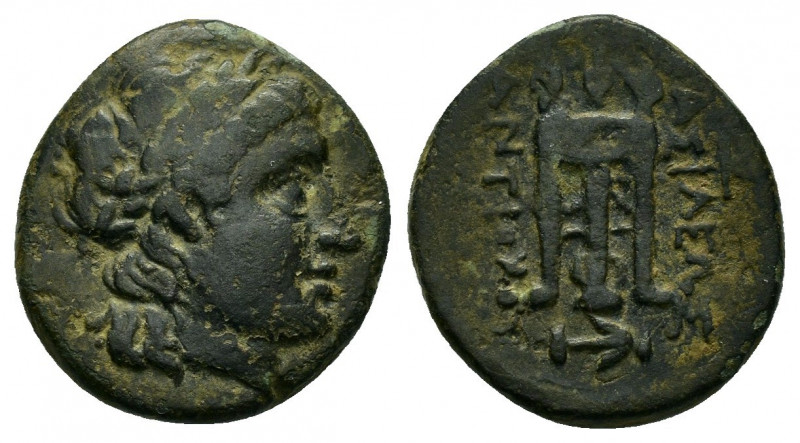 SELEUKID KINGS of SYRIA. Antiochos II.(261-246 BC).Sardes.Ae.

Obv : Laureate he...