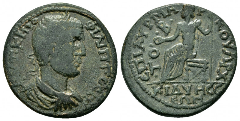 PHRYGIA.Cidyessus.Philip I.(244-249).Ae. 

Obv : ΑΥΤ Κ Μ ΙΟΥΛ ΦΙΛΙΠΠΟϹ Ϲ.
Laurea...