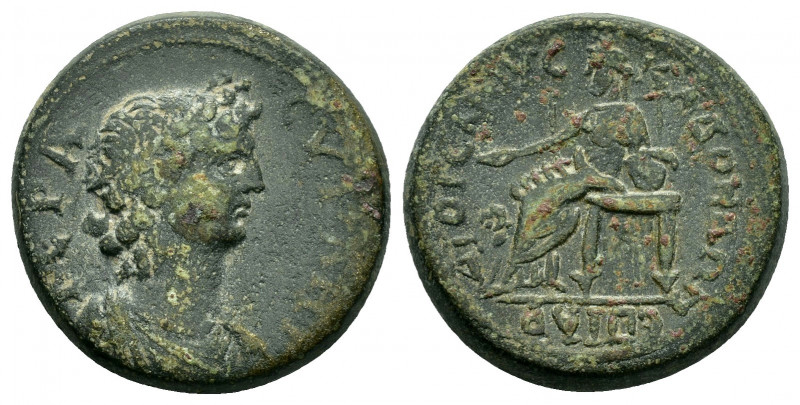PHRYGIA.Cadi.Pseudo-autonomous issue.Time of Hadrian.(117-138).Ae.

Obv : ΙΕΡΑ C...