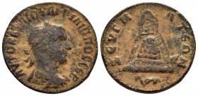 COMMAGENE.Zeugma.Philip I.(244-249).Ae.

Obv : ΑΥΤΟΚ Κ Μ ΙΟΥΛΙ ΦΙΛΙΠΠΟϹ ϹƐΒ.
Laureate, draped and cuirassed bust to left.

Rev : ΖƐΥΓΜΑΤƐΩΝ.
Tem...