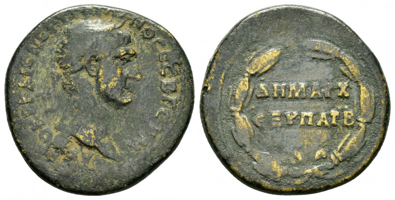 SYRIA.Seleucis and Pieria.Antioch.Trajan.(98-117).Ae.

Obv : ΑΥΤΟΚΡ ΚΑΙϹ ΝЄΡ ΤΡΑ...