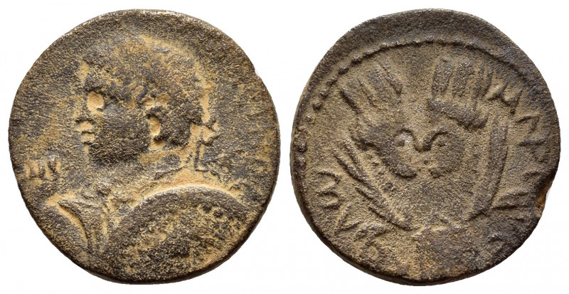 MESOPOTAMIA. Edessa. Elagabal.(218-222). Ae.

Obv : AVTO KAIC MAP AVP ANT.
Laure...