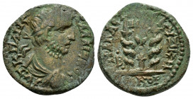 MYSIA.Cyzicus.Gallienus.(253-268).Ae.

Obv : AVT K Π ΛΙΚ ΓΑΛΛΙΗΝΟC.
Laureate, draped, and cuirassed bust to right.

Rev : CΤΡ ΑΠΟΛΩΝΙΔΟΥ ΚΥΖΙΚΗΝΩ-Ν ΝΕ...