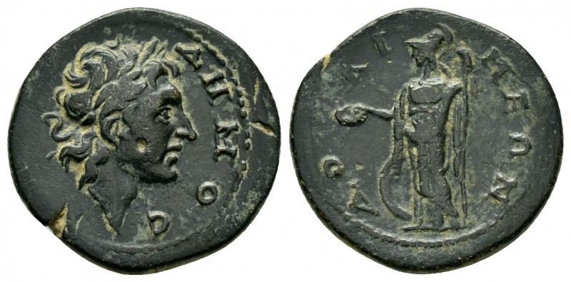 PHRYGIA. Docimeum. Pseudo-autonomous.(Circa 2nd Century). Ae.

Obv: ΔΗΜOC.
Laure...