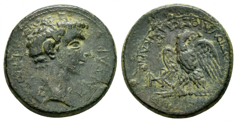 PHRYGIA. Apamea. Tiberius.(14-37). Ae. 

Obv : ΤΙΒΕΡΙΟΣ ΚΑΙΣΑΡ.
Bare head right....