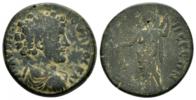 PHRYGIA. Prymnessus. Lucius Verus ( 161-169 ). Ae. 

Obv : Μ ΑVΡΗ ΟVΗΡΟϹ ΚΑΙ.
La...