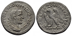 SYRIA. Seleucis and Pieria. Antioch. Philip I. (244-249). Tetradrachm.

Obv : ΑΥΤΟΚ Κ Μ ΙΟΥΛΙ ΦΙΛΙΠΠΟϹ ϹƐΒ.
Laureate, draped and cuirassed bust of Phi...