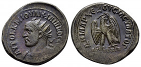 SYRIA.Seleucis and Pieria. Antioch. Philip I.(244-249). Tetradrachm.

Obv : ΑΥΤΟΚ Κ Μ ΙΟΥΛΙ ΦΙΛΙΠΠΟϹ ϹƐΒ.
Radiate and cuirassed bust of Philip I left,...