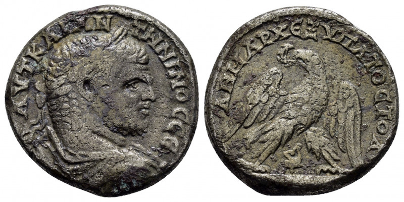 PHOENICIA, Tyre. Caracalla. (198-217). Tetradrachm.

Obv : ΑΥΤ ΚAI ΑΝTΩNINOC CƐ....