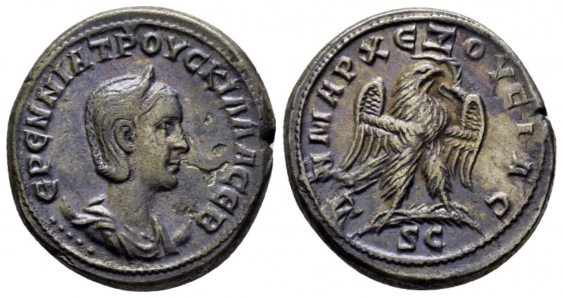 SYRIA, Seleucis and Pieria. Antioch. Herennia Etruscilla. (249-251). Tetradrachm...