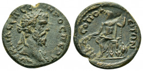 PISIDIA, Palaeopolis. Septimius Severus. (193-211). Ae.

Obv : ΑΥΤ ΚΑΙ Λ CƐΠ CƐOHPOC ΠƐPT.
Laureate head of Septimius Severus right.

Rev : ΠAΛƐOΠΟΛƐI...