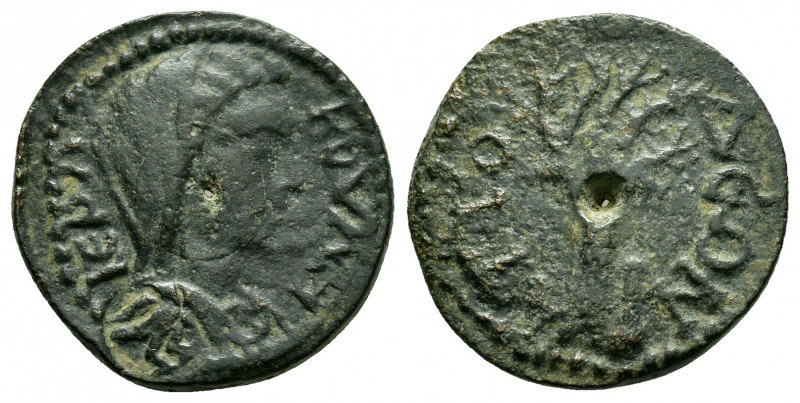CARIA.Attuda. Pseudo-autonomous.(circa 200-300).Ae.

Obv : IЄPA BOYΛH.
Veiled an...