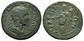 PISIDIA, Baris. Volusian.(251-253). Ae.

Obv : ΟΥƐΙΒ ΓΑΛΛΟϹ Λ ΟΥΟΛΟΥϹϹΙΟϹ Ϲ.
Laureate, draped and cuirassed bust of Volusian, right, seen from rear.

...