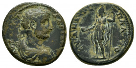 PHRYGIA, Palaeobeudus. Hadrian. (117-138). Ae.

Obv : ΑΥ ΚΑΙ ΤΡΑ ΑΔΡΙΑΝΟϹ.
Laureate and cuirassed bust of Hadrian, right, with paludamentum, seen from...