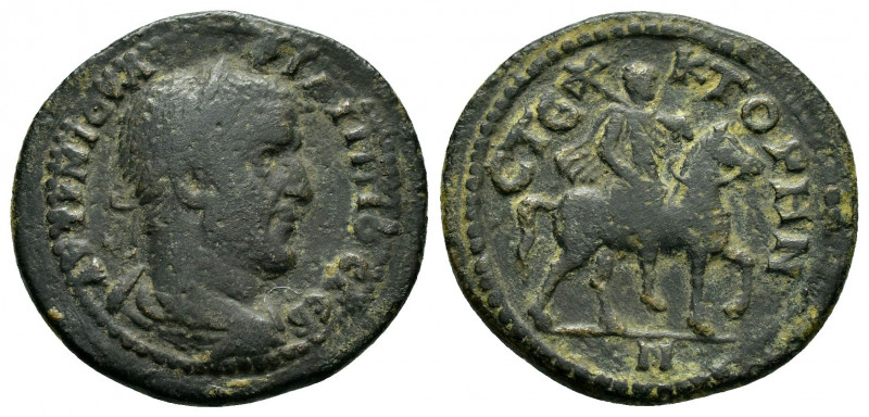 PHRYGIA, Stectorium. Philip I. (244-249). Ae.

Obv : ΑΥΤ Κ Μ ΙΟΥΛ ΦΙΛΙΠΠΟϹ ϹƐΒ.
...