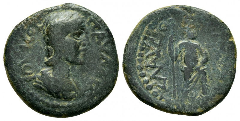PISIDIA, Claudioseleucia. Julia Paula.(219-220). Ae.

Obv : ΙΟΥ ΚΟΡ ΠΑΥΛΑ ϹƐ....