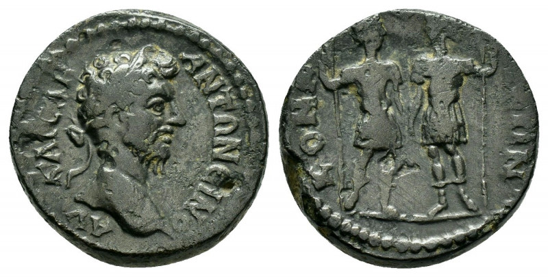 PISIDIA, Conana. Marcus Aurelius. (161-180). Ae.

Obv : ΑV ΚΑΙϹΑΡ ΑΝΤΩΝƐΙΝοϹ....