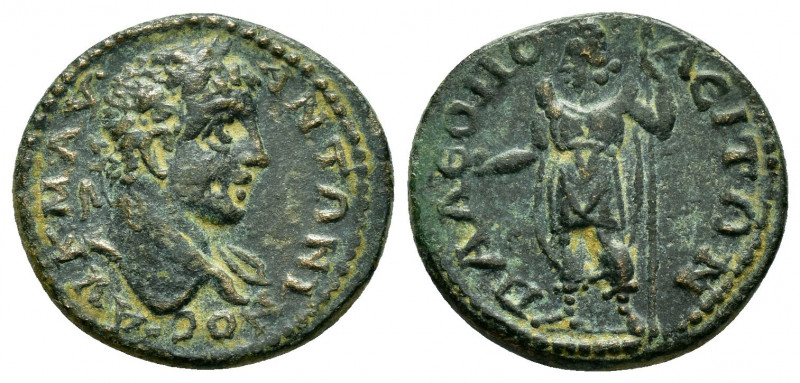 PISIDIA, Palaeopolis. Caracalla. (198-217). Ae.

Obv : ΑY K M AY ΑΝΤΩΝΙΝOϹ.
L...