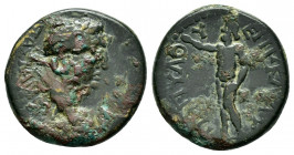 PHRYGIA, Cotiaeum. Vespasian. (69-79). Ae.

Obv : 	ΚΟΤΙΑΕΙΣ ΟΥΕΣΠΑΣΙΑΝΟΝ ΚΑΙΣΑ.
Laureate head of Vespasian, right.

Rev : ΕΠΙ ΚΛΑΥ ΠΑΠΥΛΟΥ.
Zeus (?) s...