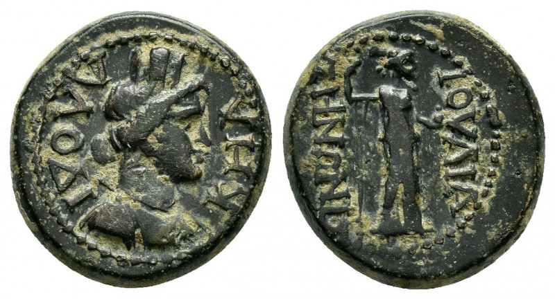 PHRYGIA, Laodicea ad Lycum. Pseudo-autonomous. Time of Nero (54-68). Ae.

Obv : ...