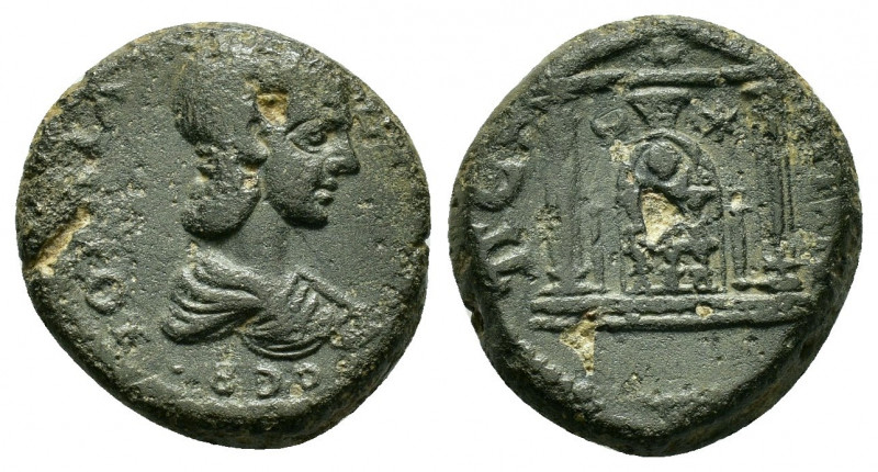PAMPHYLIA, Perge. Julia Maesa.(218-225). Ae.

Obv : ΙΟΥΛΙΑ ΜΑΙCΑ CƐB.
Diademed a...