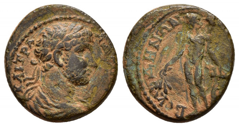 PHRYGIA, Palaeobeudus. Hadrian. (117-138). Ae.

Obv : ΑΥ ΚΑΙ ΤΡΑ ΑΔΡΙΑΝΟϹ.
Laure...