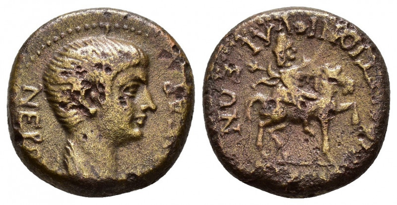 PHRYGIA, Julia. Nero. (Augustus, AD 55). Ae.

Obv : ΝΕΡΩΝ ΚΑΙΣΑΡ.
Bare-headed, d...