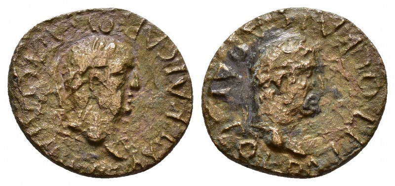 UNCARTAIN.Vespasian. (69-79). Ae.

Obv : ΑΥΤ ΚΑΙϹΑΡ ΟΥƐϹΠΑϹΙΑΝΟϹ ϹƐB.
Laureate h...