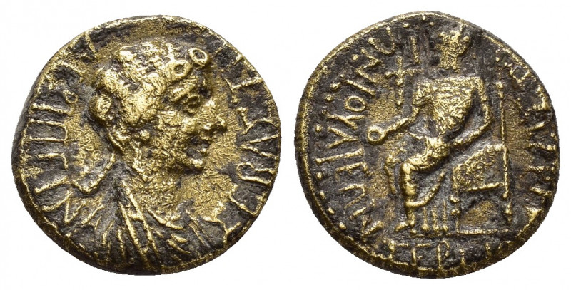 PHRYGIA, Iulia. Agrippina II. (55 AD). Ae.

Obv: ΑΓΡΙΠΕΙΝΑ ΣΕΒΑΣΤΗ.
Draped bust ...