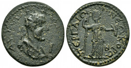 PAMPHYLIA, Perge. Gallienus (253-268). Ae 10 Assaria.

Obv : [AYT KAI ΠΟ AI ΓAΛΛIHNO CЄB].
Radiate, draped and cuirassed bust of Gallienus, right. ...