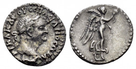 CAPPADOCIA.Caesarea.Vespasian.(69-79).Hemidrachm

Obv : ΑΥΤΟΚΡ ΚΑΙϹΑΡ ΟΥƐϹΠΑϹΙΑΝΟϹ ϹƐΒΑ.
Laureate head of Vespasian, right.

Rev : Nike advancing righ...
