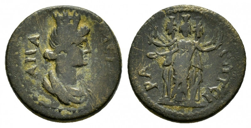 PHRYGIA.Apamea.Pseudo-autonomous.Time of the Severans .193-235). Ae.

Obv : ΠAMЄ...