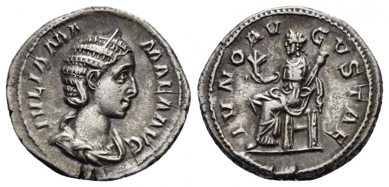 JULIA MAMAEA.(222-235).Rome.Denarius.

Obv : IVLIA MAMAEA AVG.
Bust of Julia Mam...