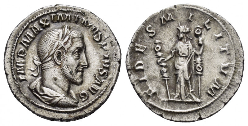 MAXIMINUS I.(235-238).Rome.Denarius.

Obv : IMP MAXIMINVS PIVS AVG.
Bust of Maxi...