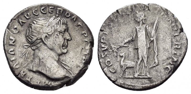 TRAJAN.(98-117).Rome.Denarius.

Obv : IMP TRAIANO AVG GER DAC P M TR P.
Bust of ...