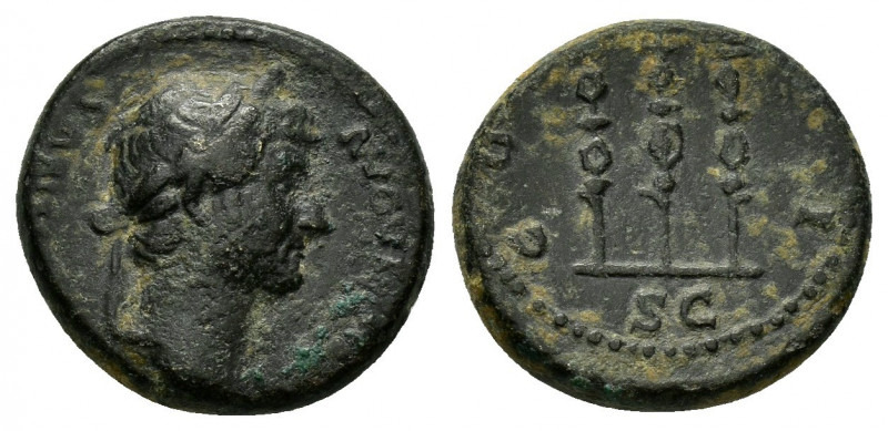 HADRIAN.(117-138).Rome.Semis.

Obv : HADRIANVS AVGVSTVS.
Head of Hadrian, laurea...